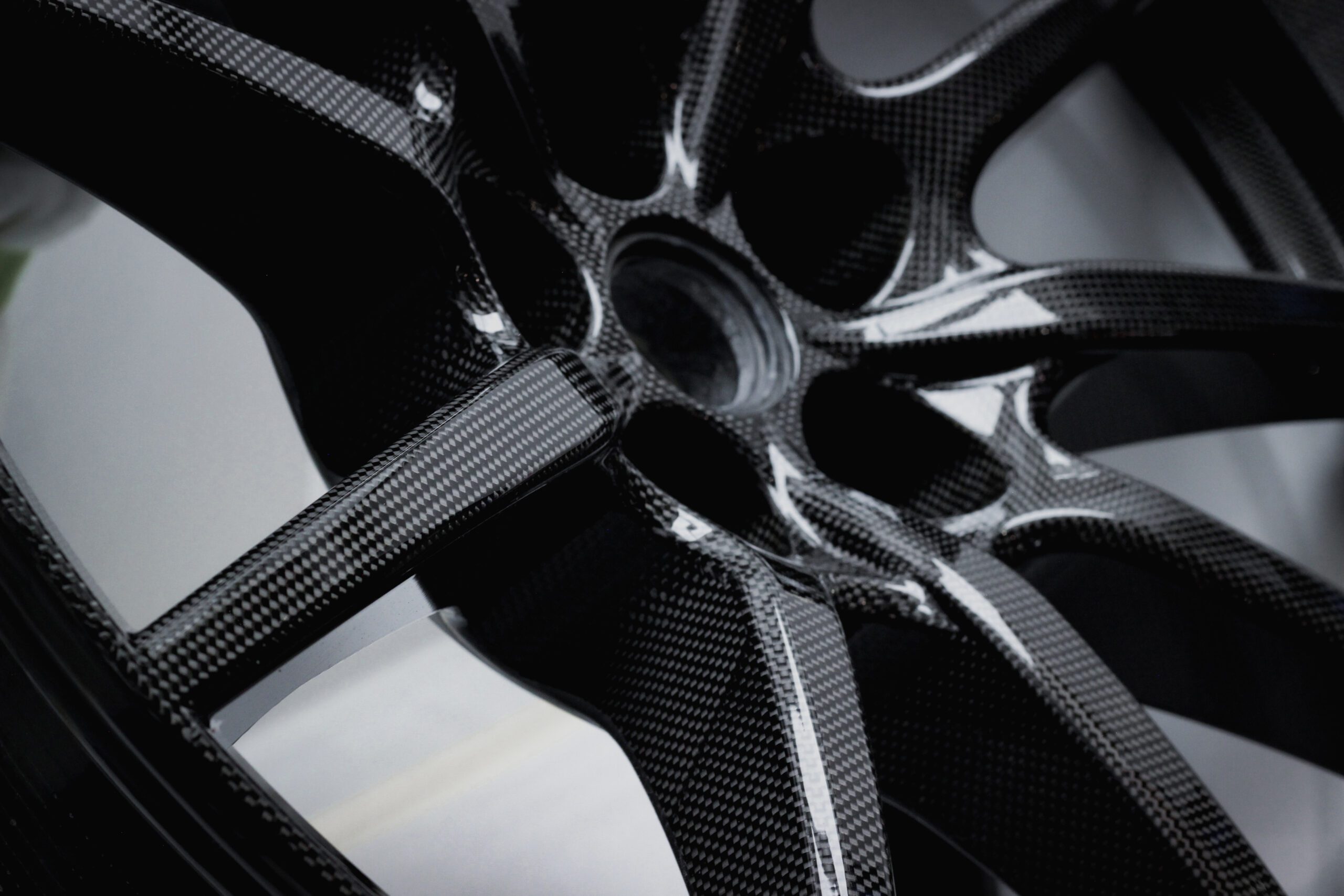 Ferrari carbon fiber wheel in production