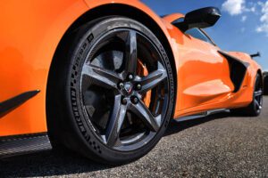 Corvette Z06 carbon fiber wheels made by Carbon Revolution