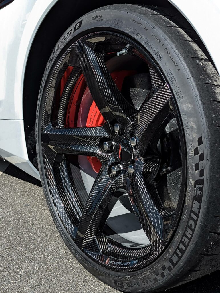 C8 Corvette Z06 carbon fiber wheel 21x13"
